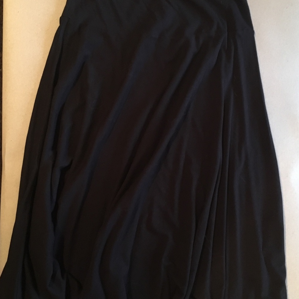Velvet by Graham & Spencer Lija Blk Jersey Skirt